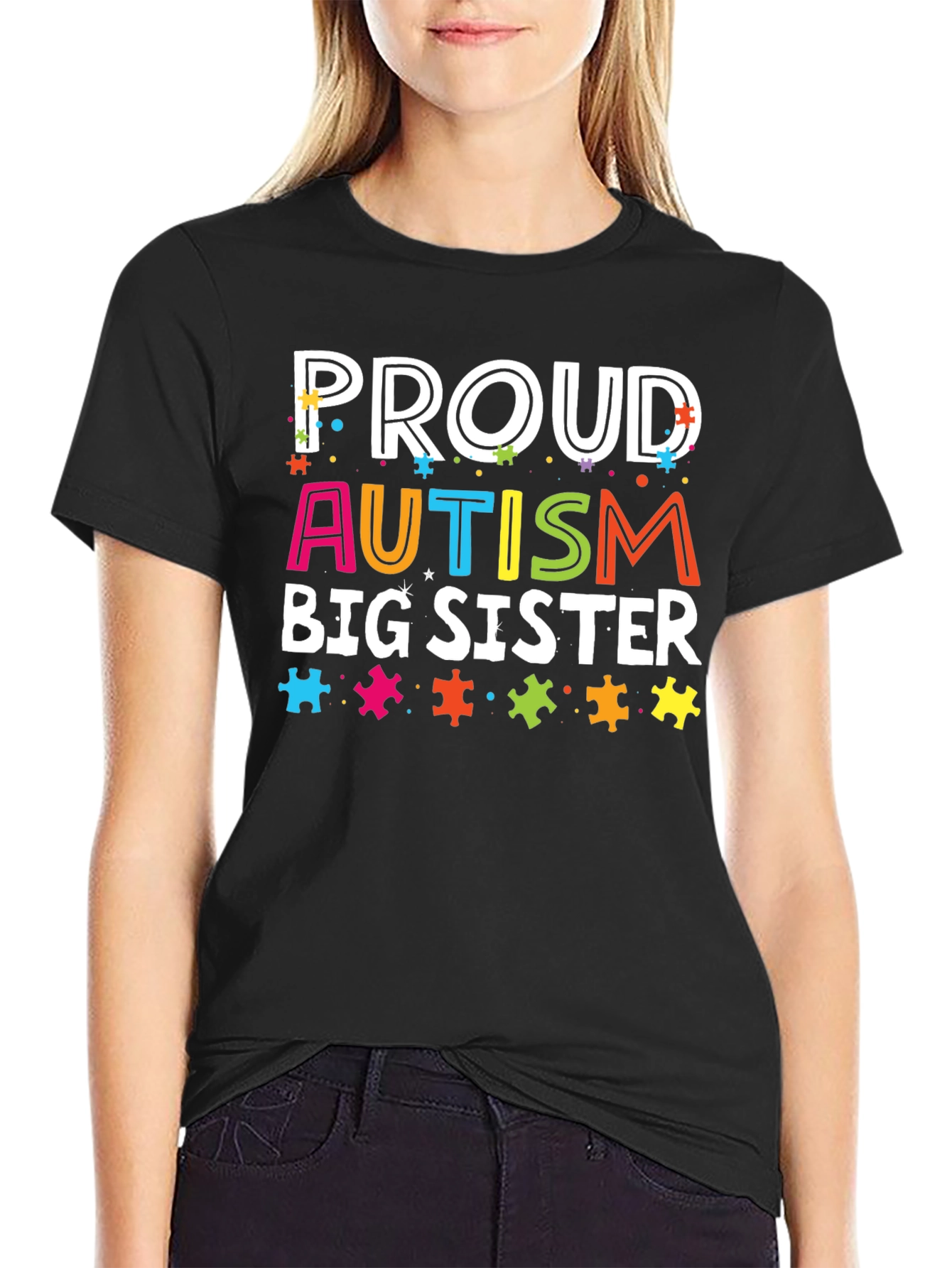 Proud Autism Big Sister T-Shirt