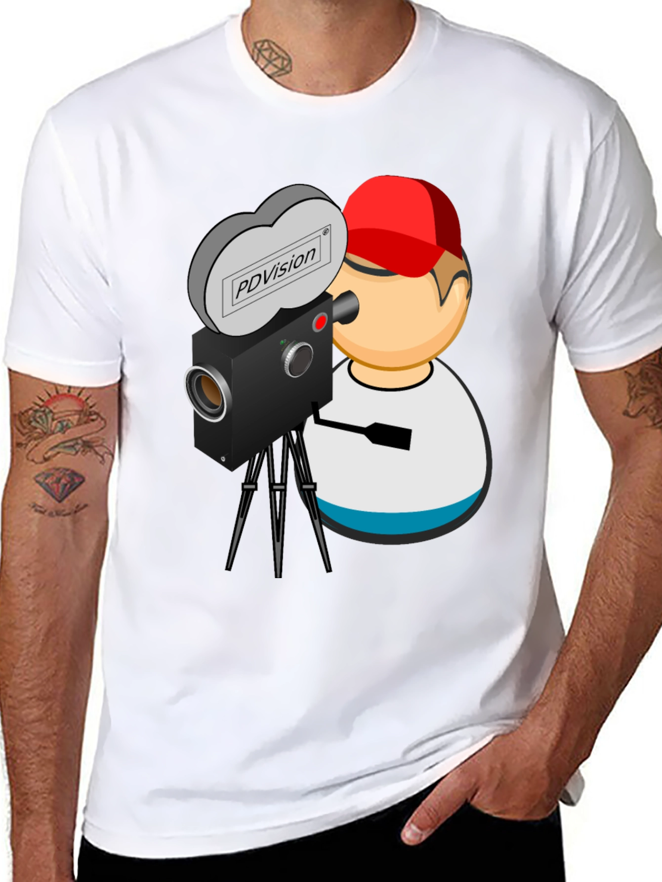 Retro Film Camera T-Shirt - Cinematographer Tee