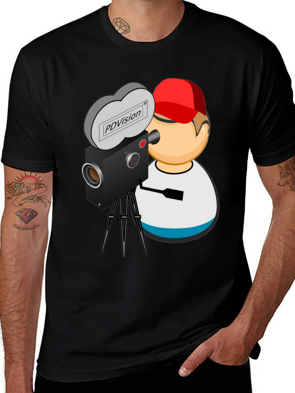 Retro Film Camera T-Shirt - Cinematographer Tee