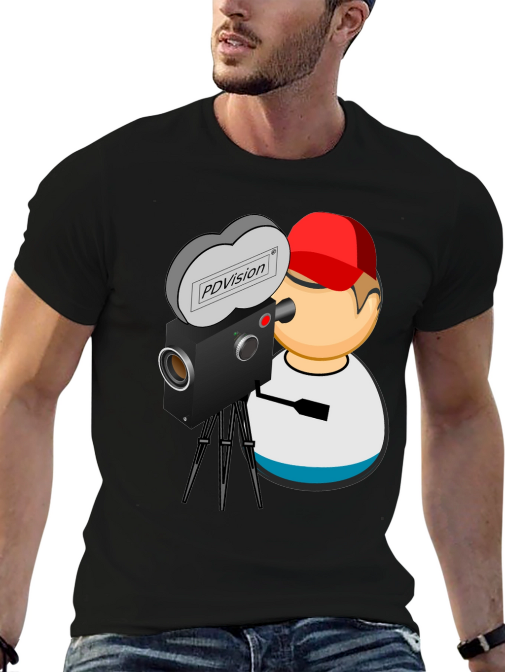 Retro Film Camera T-Shirt - Cinematographer Tee