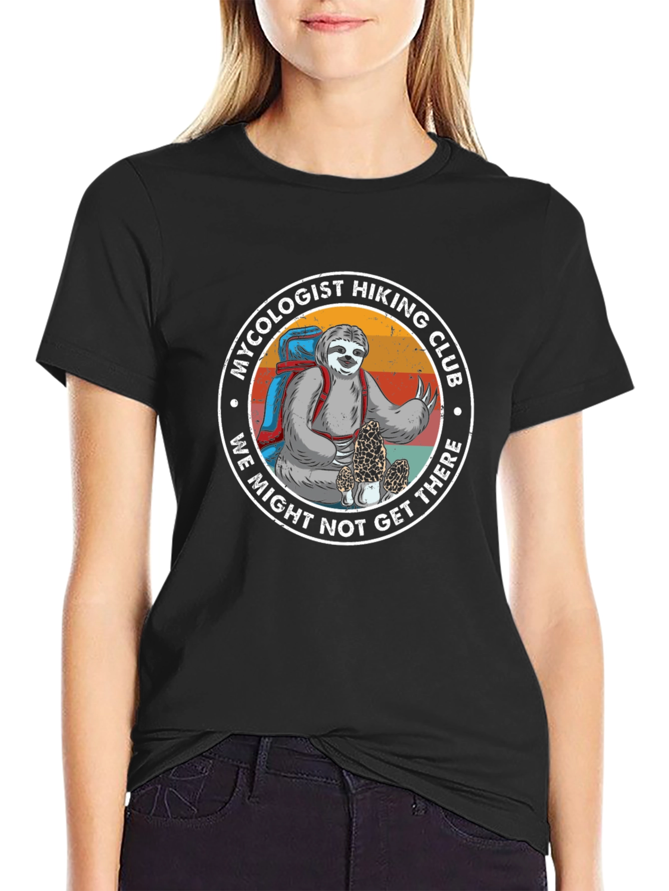 Mycololgist Hiking Club Sloth T-Shirt