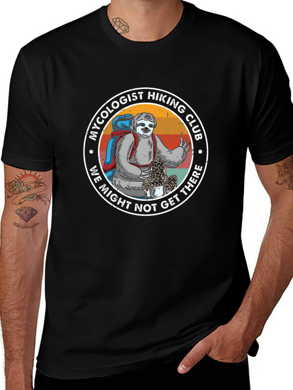 Mycololgist Hiking Club Sloth T-Shirt