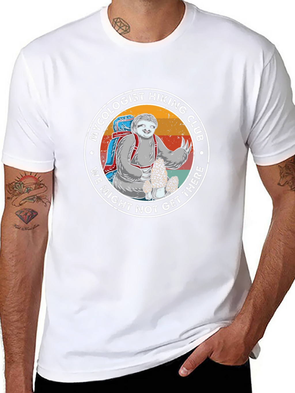 Mycololgist Hiking Club Sloth T-Shirt