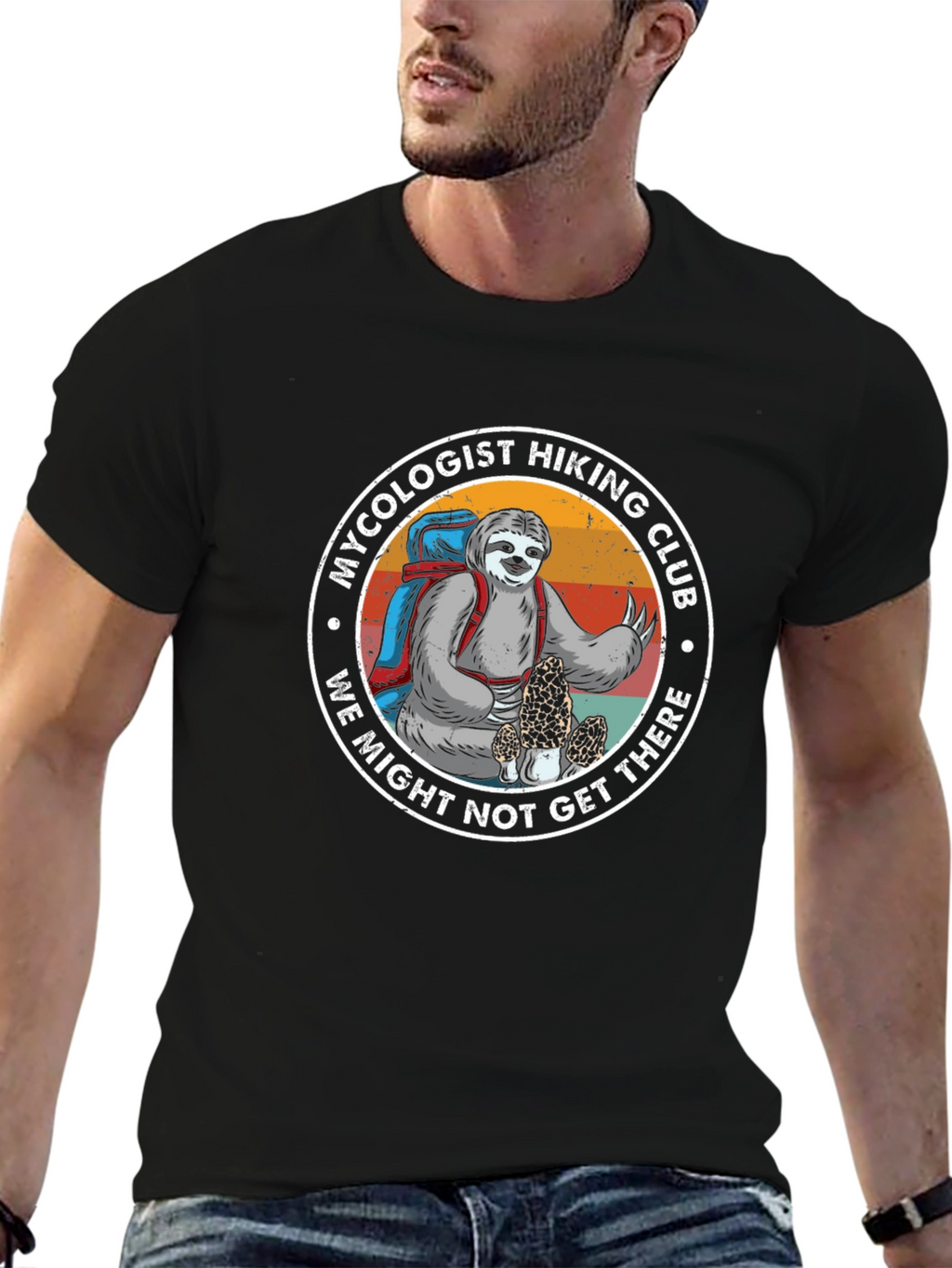 Mycololgist Hiking Club Sloth T-Shirt