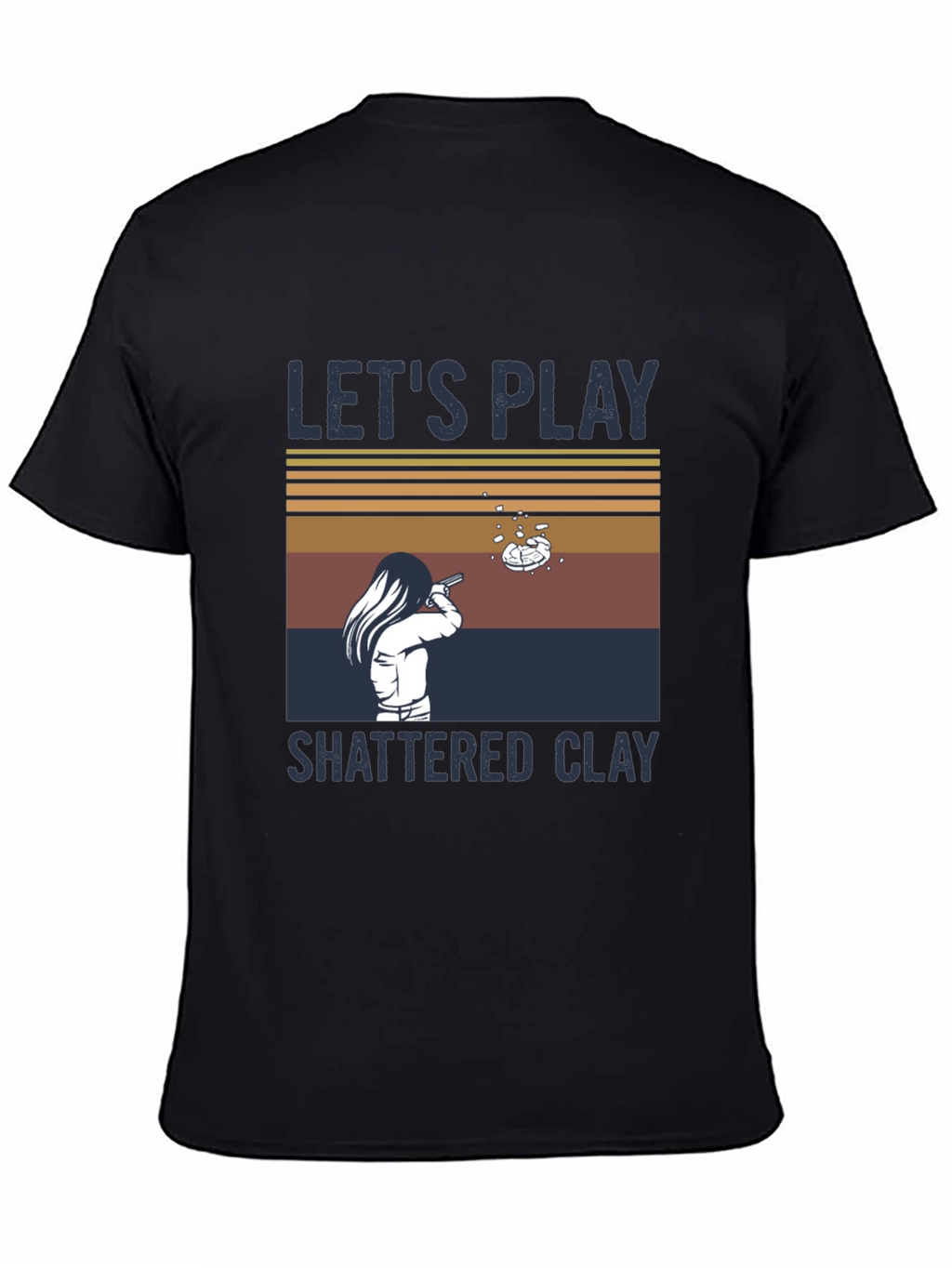 Lets Play Shattered Clay Graphic Tee