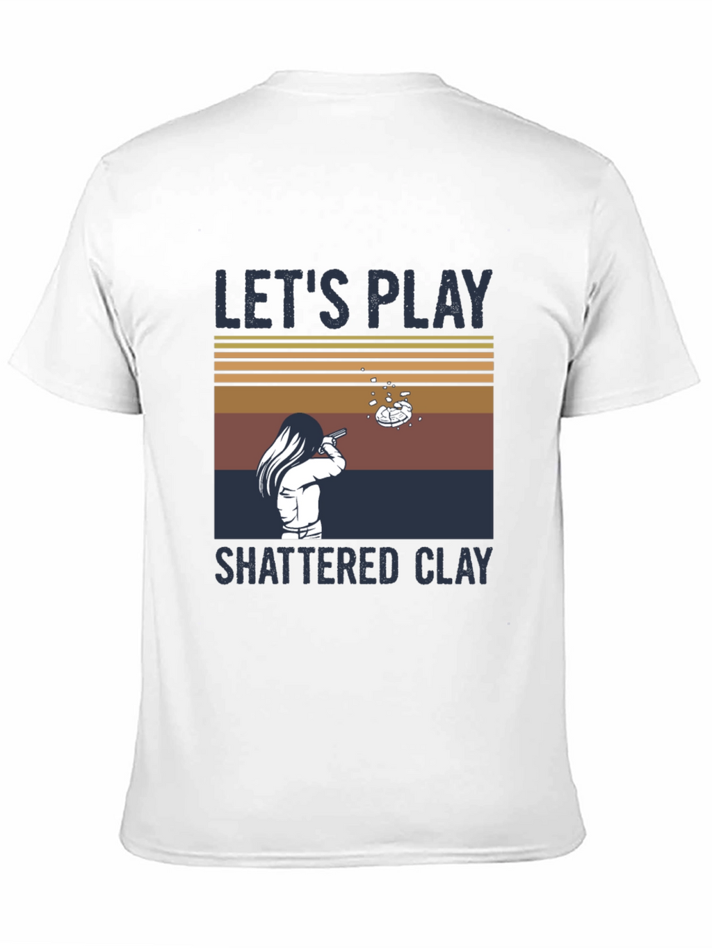 Lets Play Shattered Clay Graphic Tee