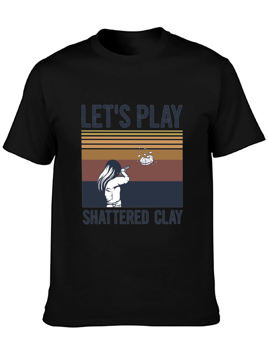 Lets Play Shattered Clay Graphic Tee