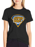 Super Dad! Est. 2001 Black Graphic T-Shirt