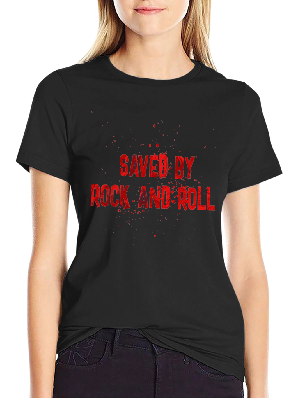 Saved by Rock and Roll Graphic Tee