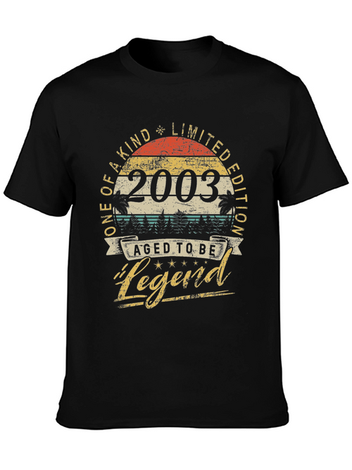 2003 Aged to Be Legend Graphic T-Shirt