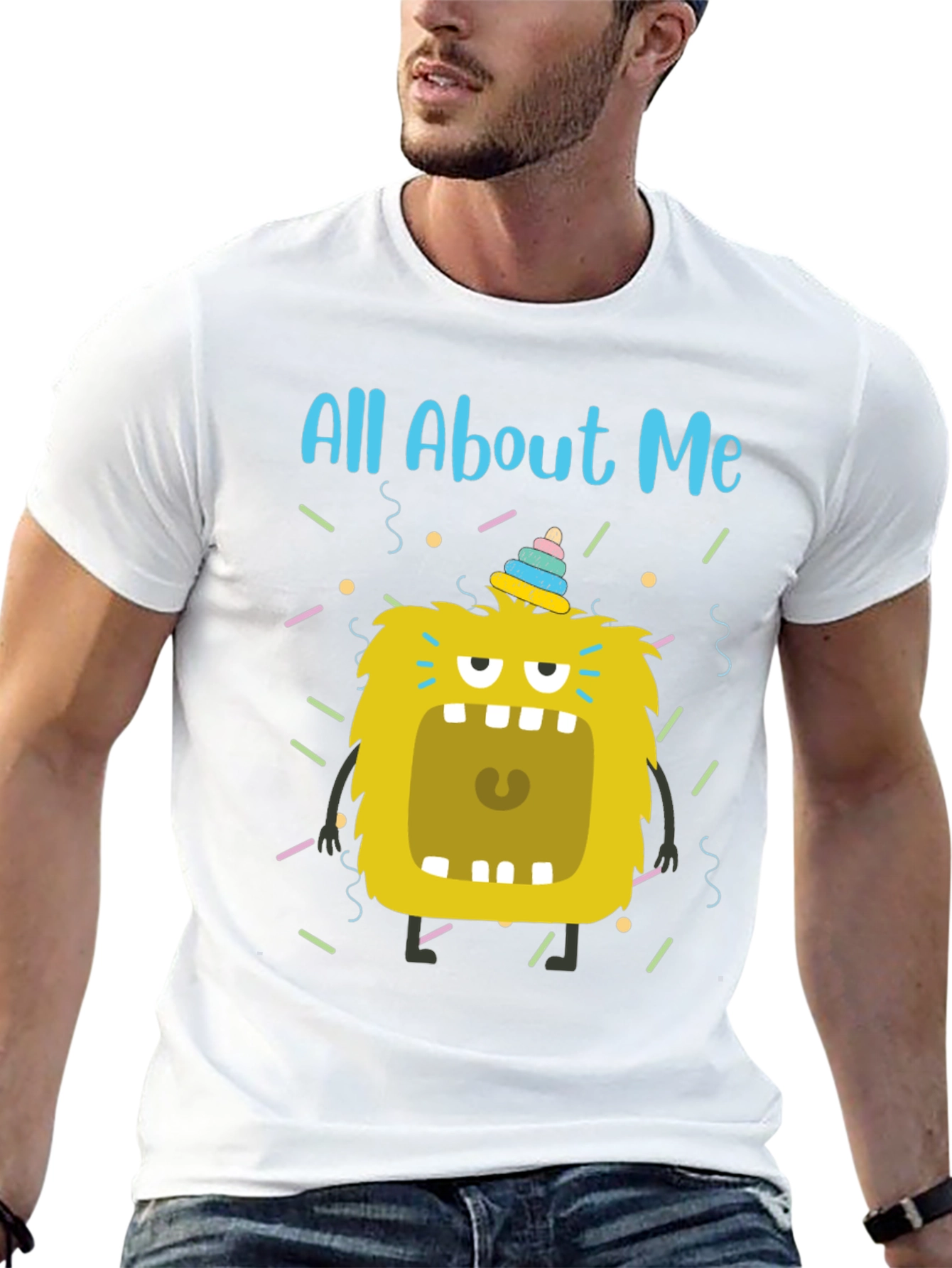 All About Me Monster Graphic T-Shirt