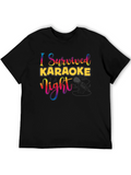 I Survived Karaoke Night Graphic Tee