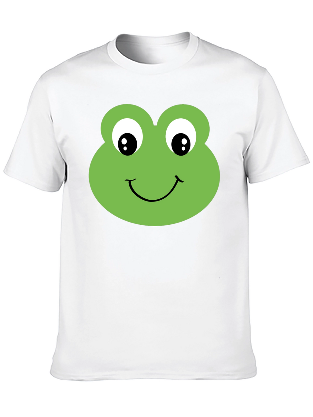 Frog Face Graphic T-Shirt - Black