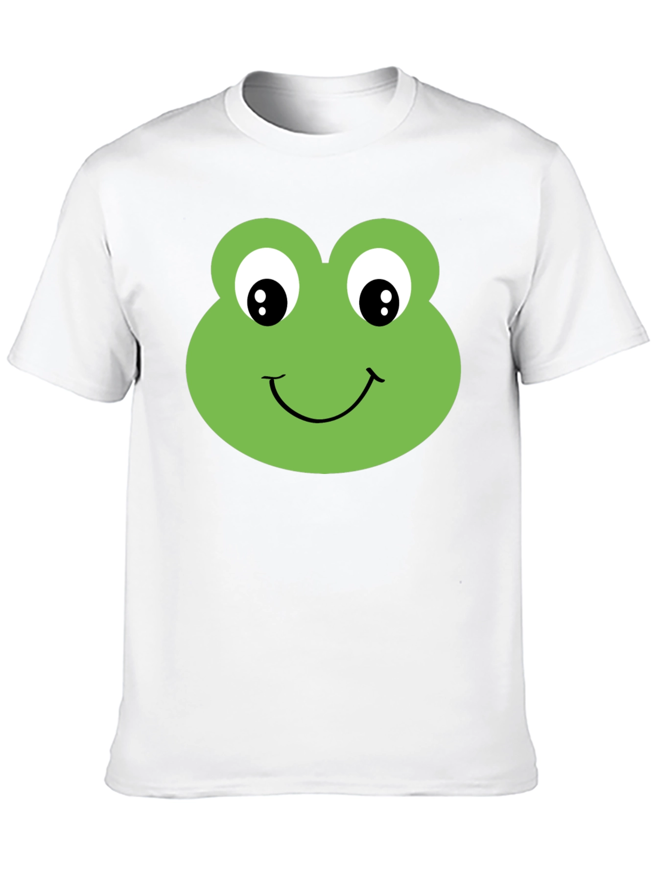 Frog Face Graphic T-Shirt - Black