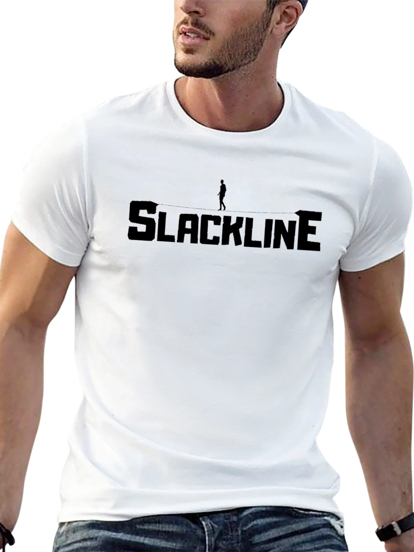 Slackline T-Shirt: Balance & Adventure