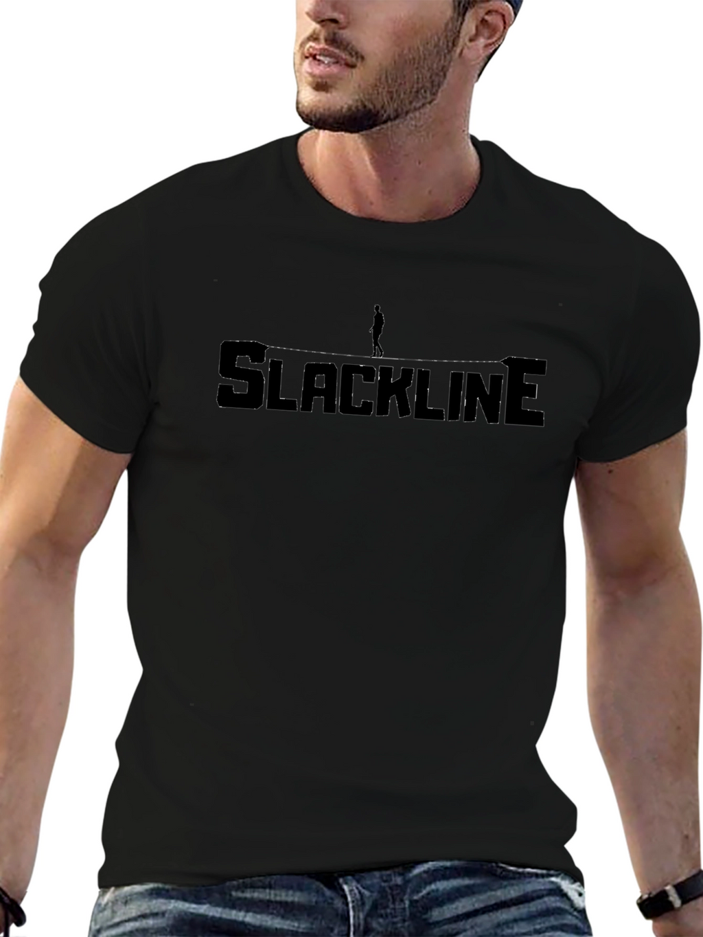 Slackline T-Shirt: Balance & Adventure