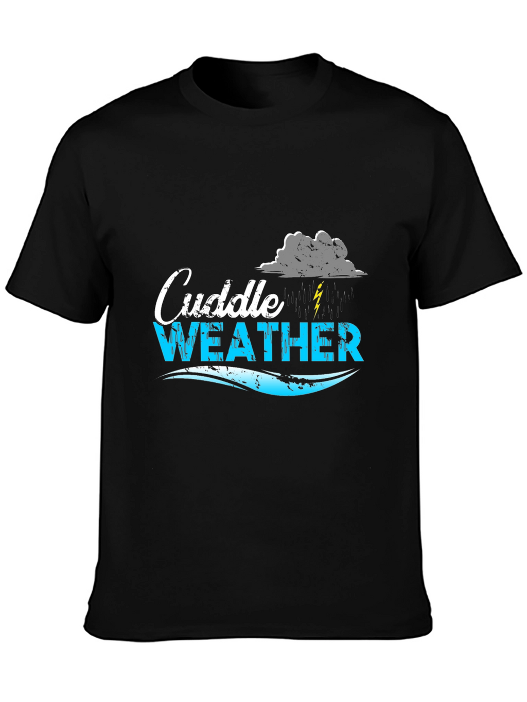 Cuddle Weather Graphic Tee - Black