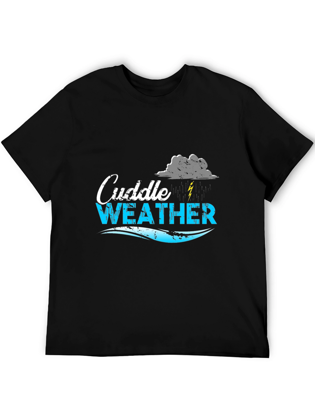 Cuddle Weather Graphic Tee - Black