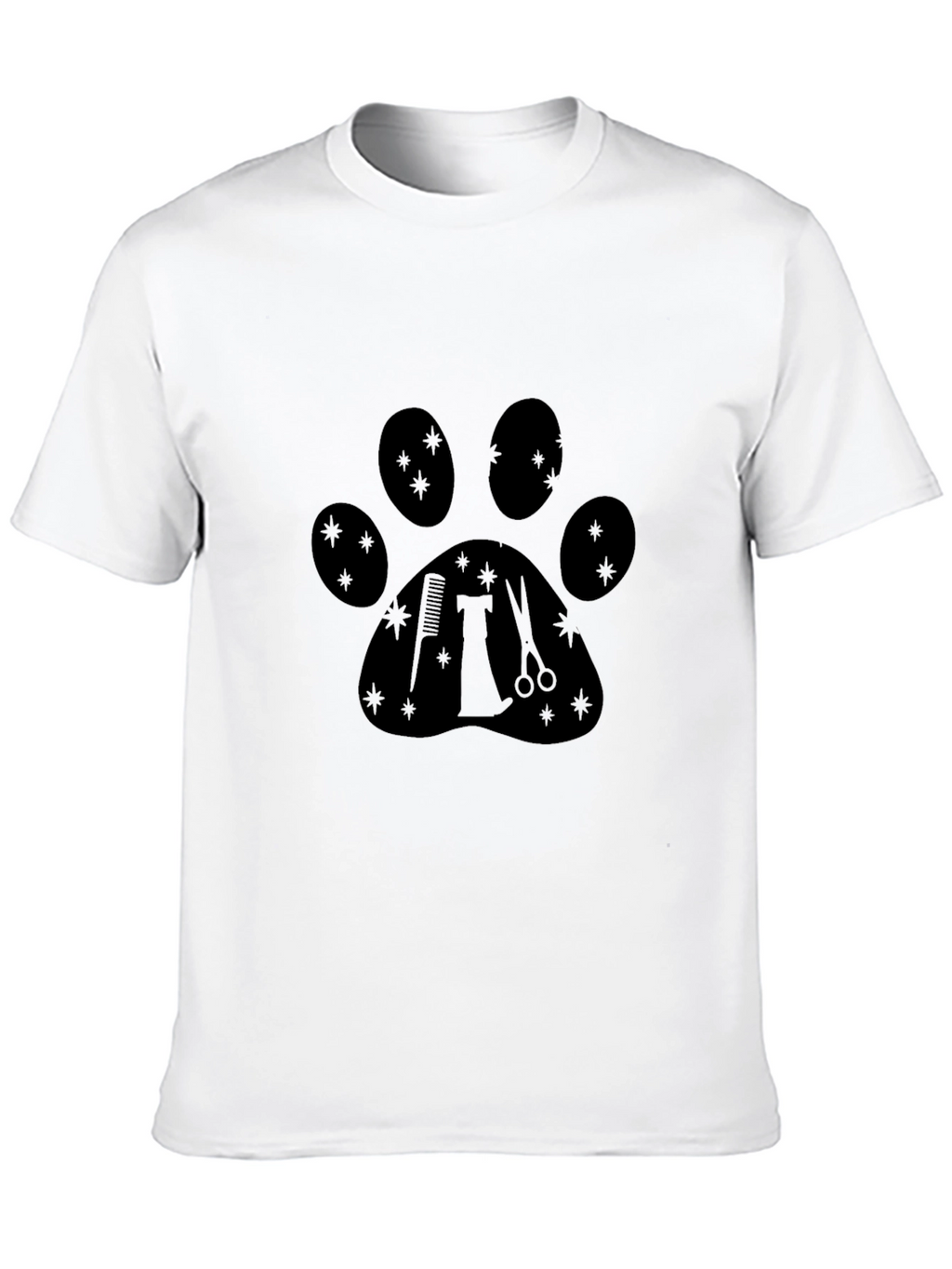 Paw Print Dog Groomer T-Shirt