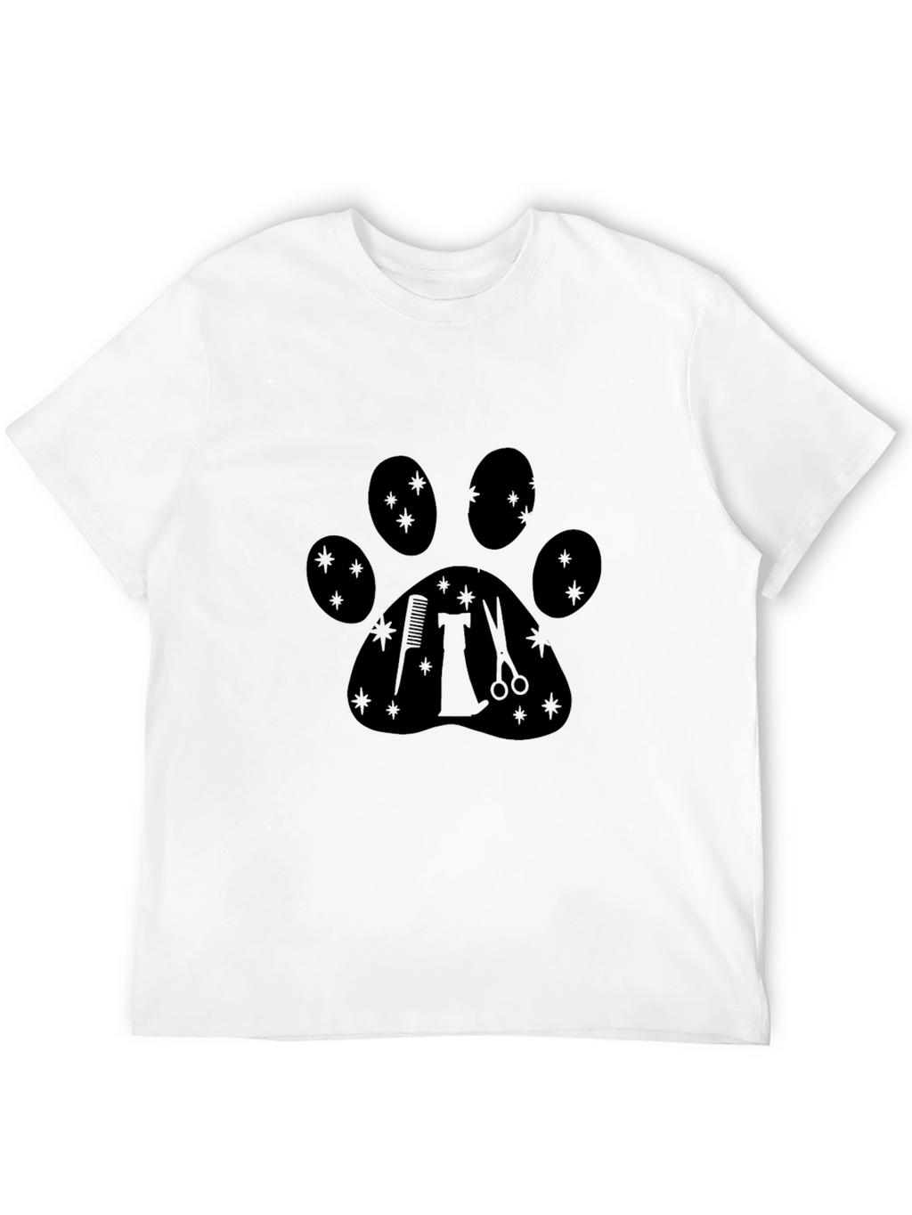 Paw Print Dog Groomer T-Shirt