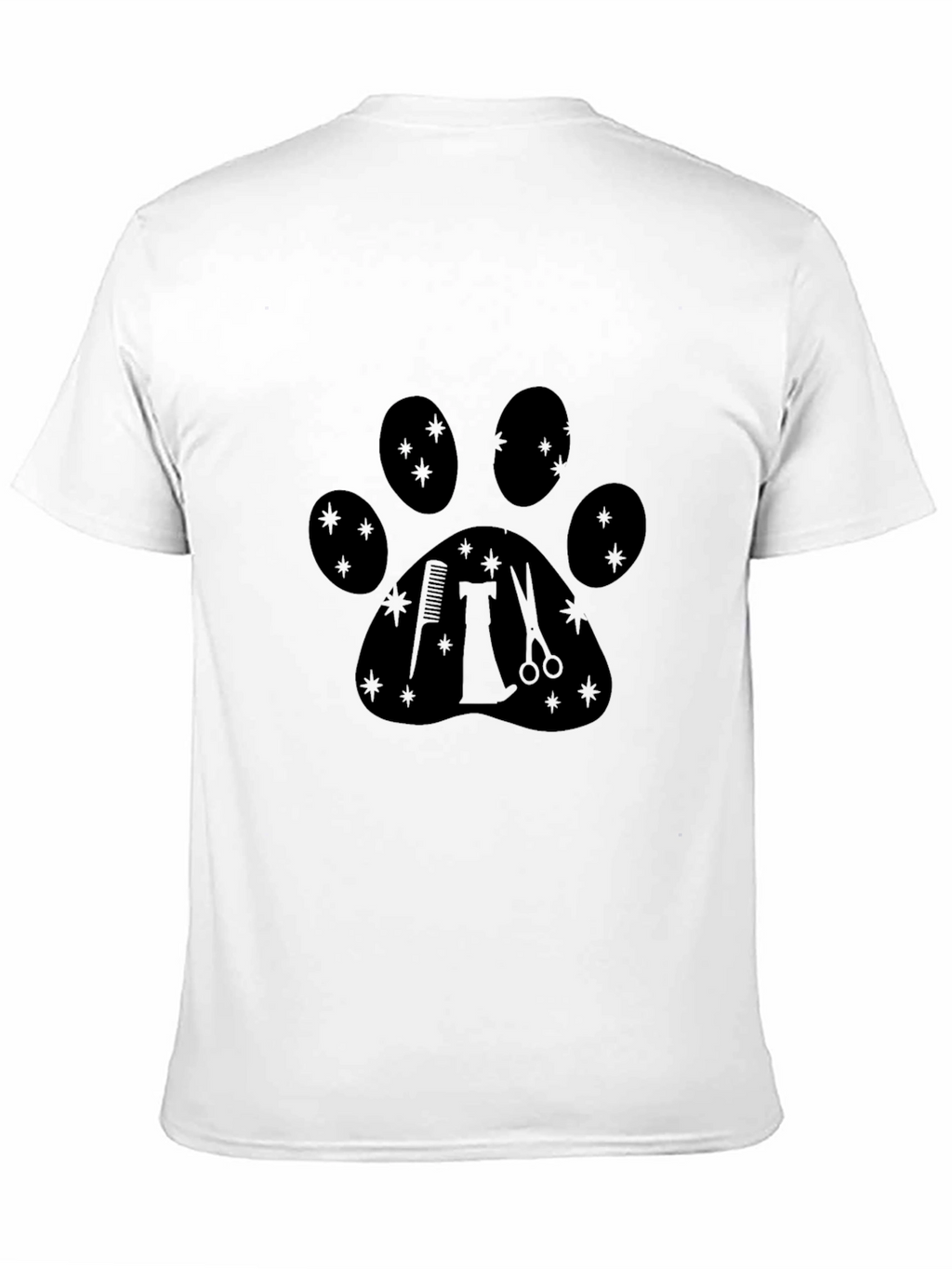 Paw Print Dog Groomer T-Shirt