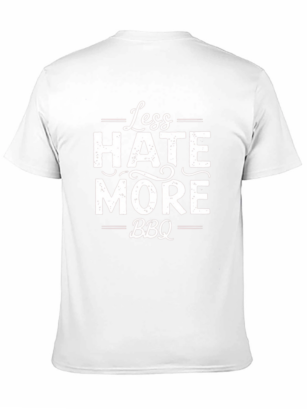 Less Hate More BBQ Graphic T-Shirt