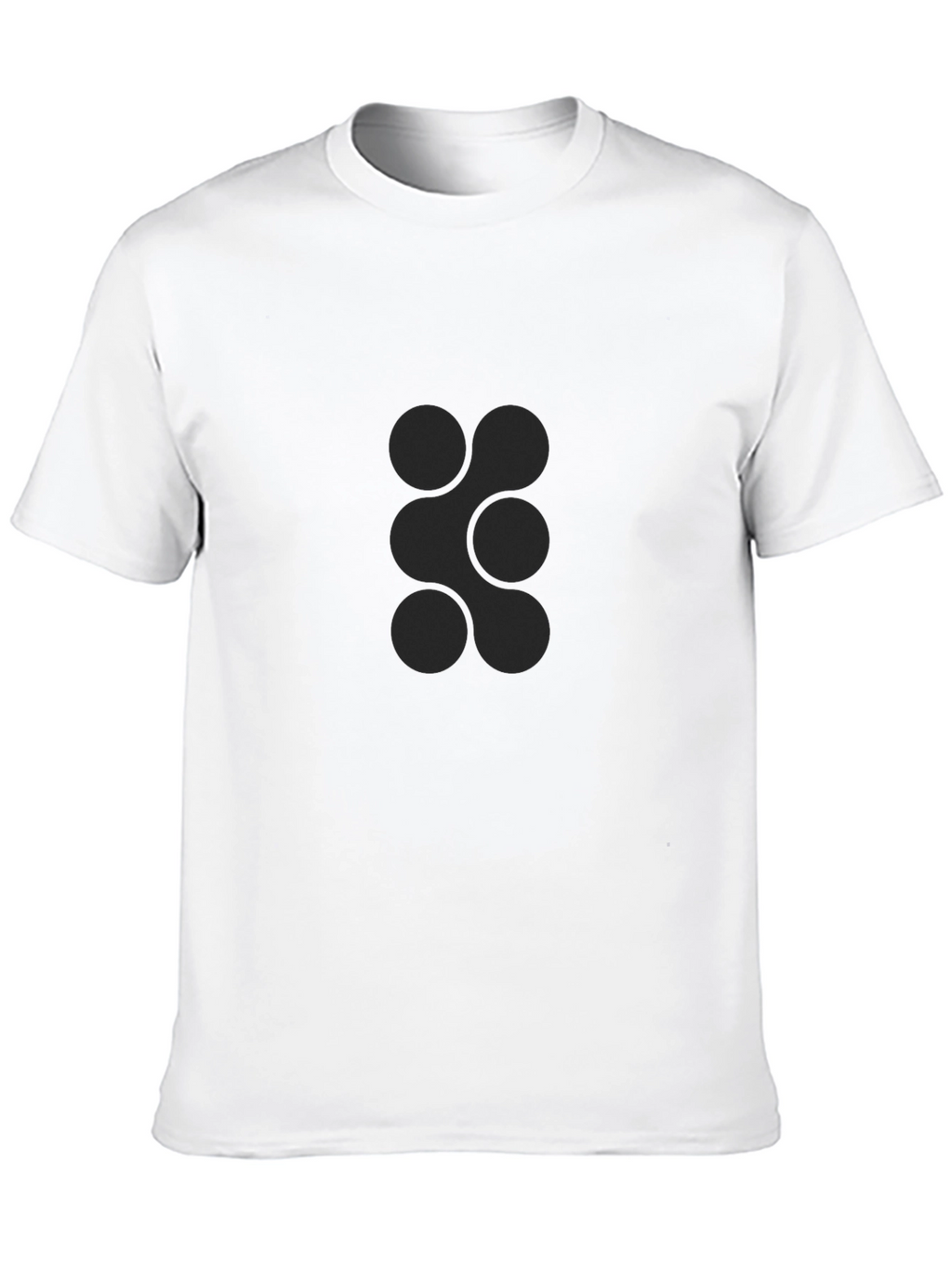 Modern Minimalist Graphic T-Shirt - Black