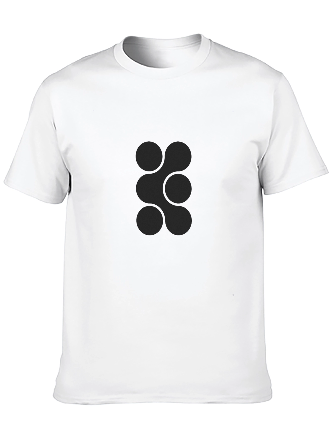 Modern Minimalist Graphic T-Shirt - Black