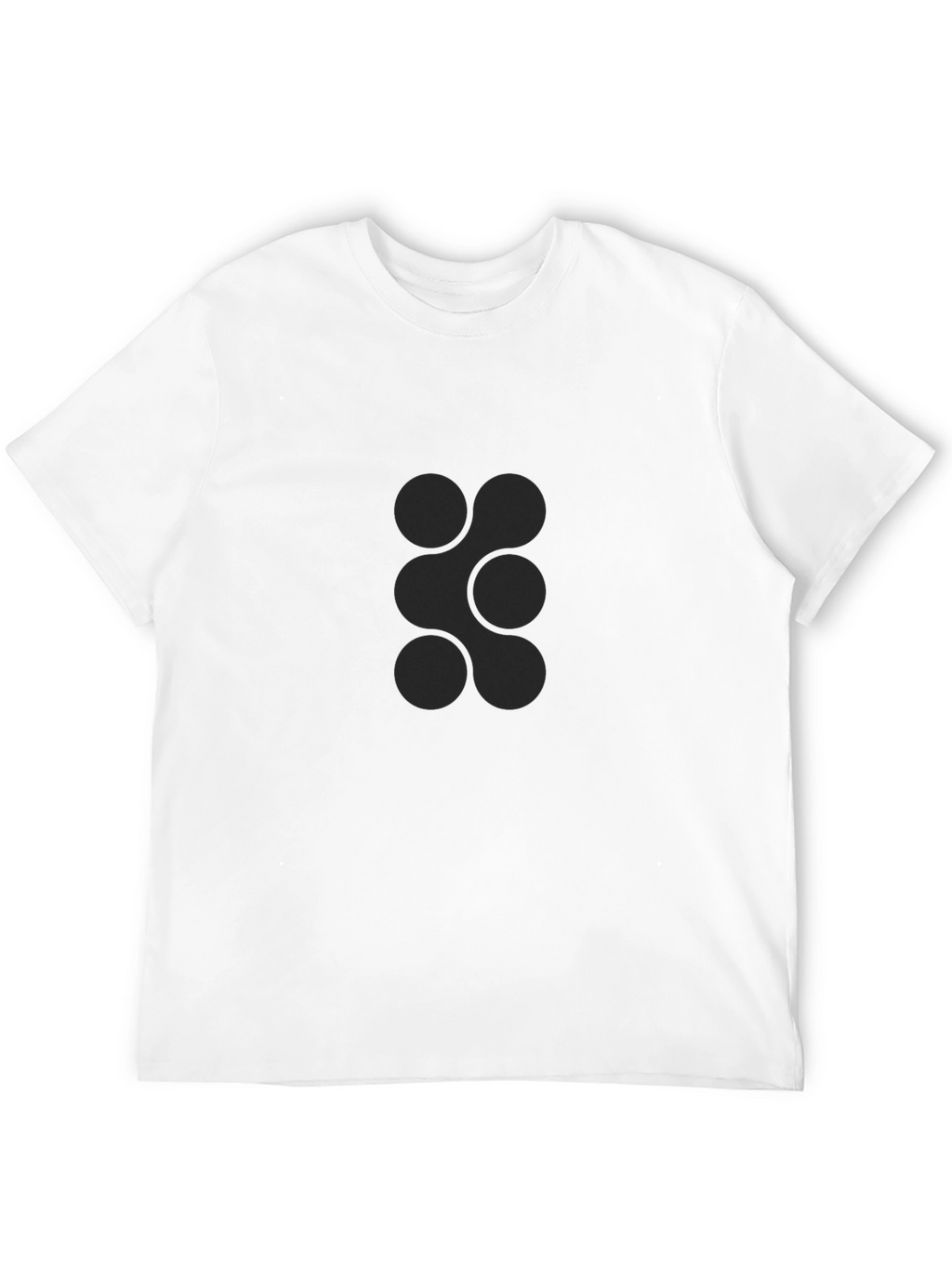 Modern Minimalist Graphic T-Shirt - Black