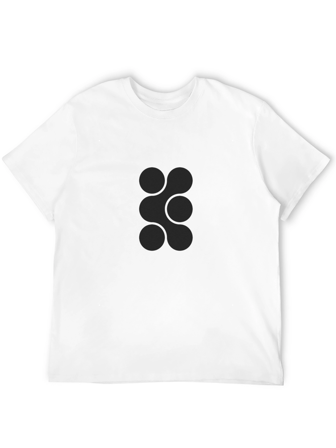 Modern Minimalist Graphic T-Shirt - Black