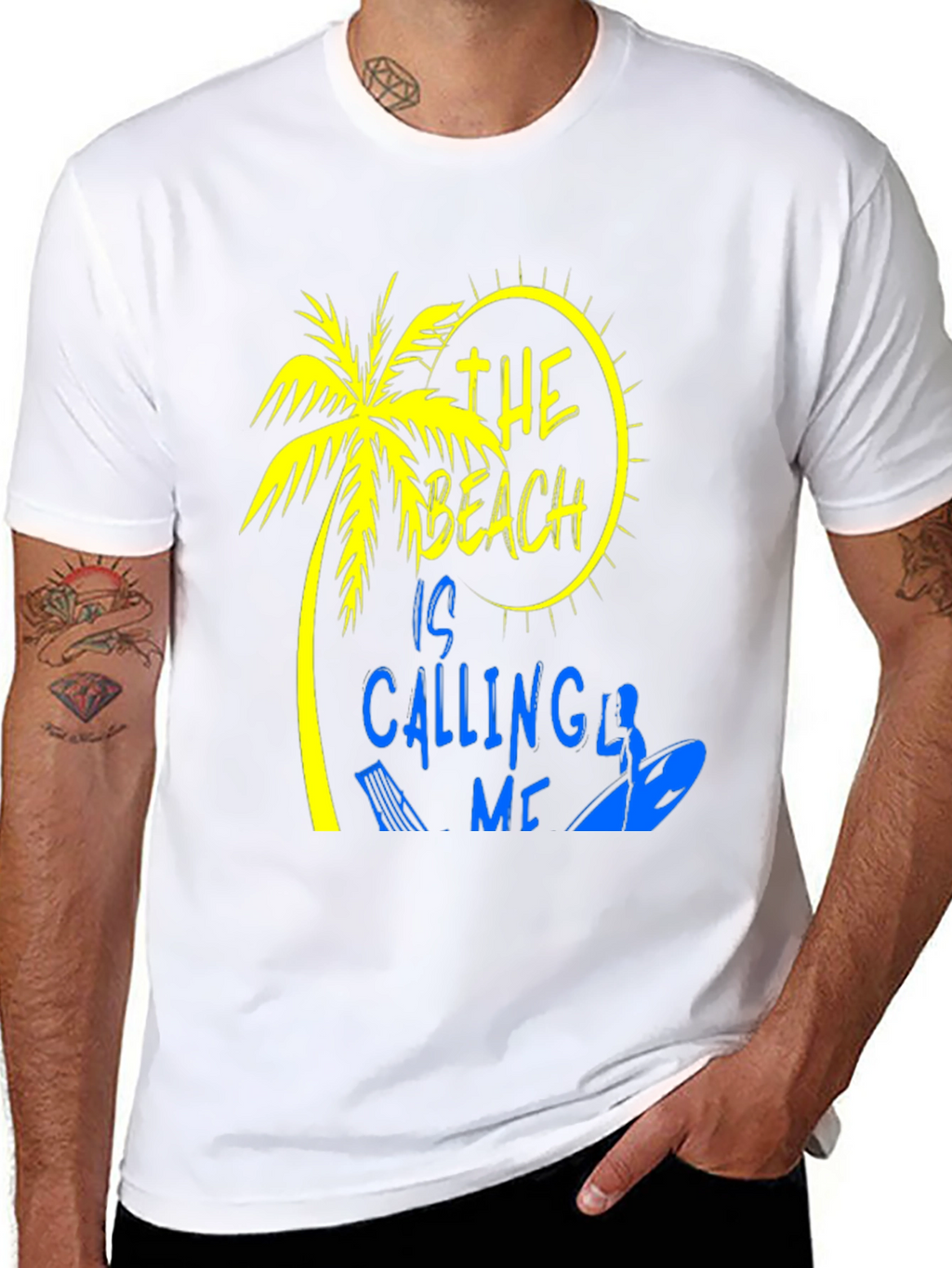 Beach Calling Graphic Tee - Vacation Ready