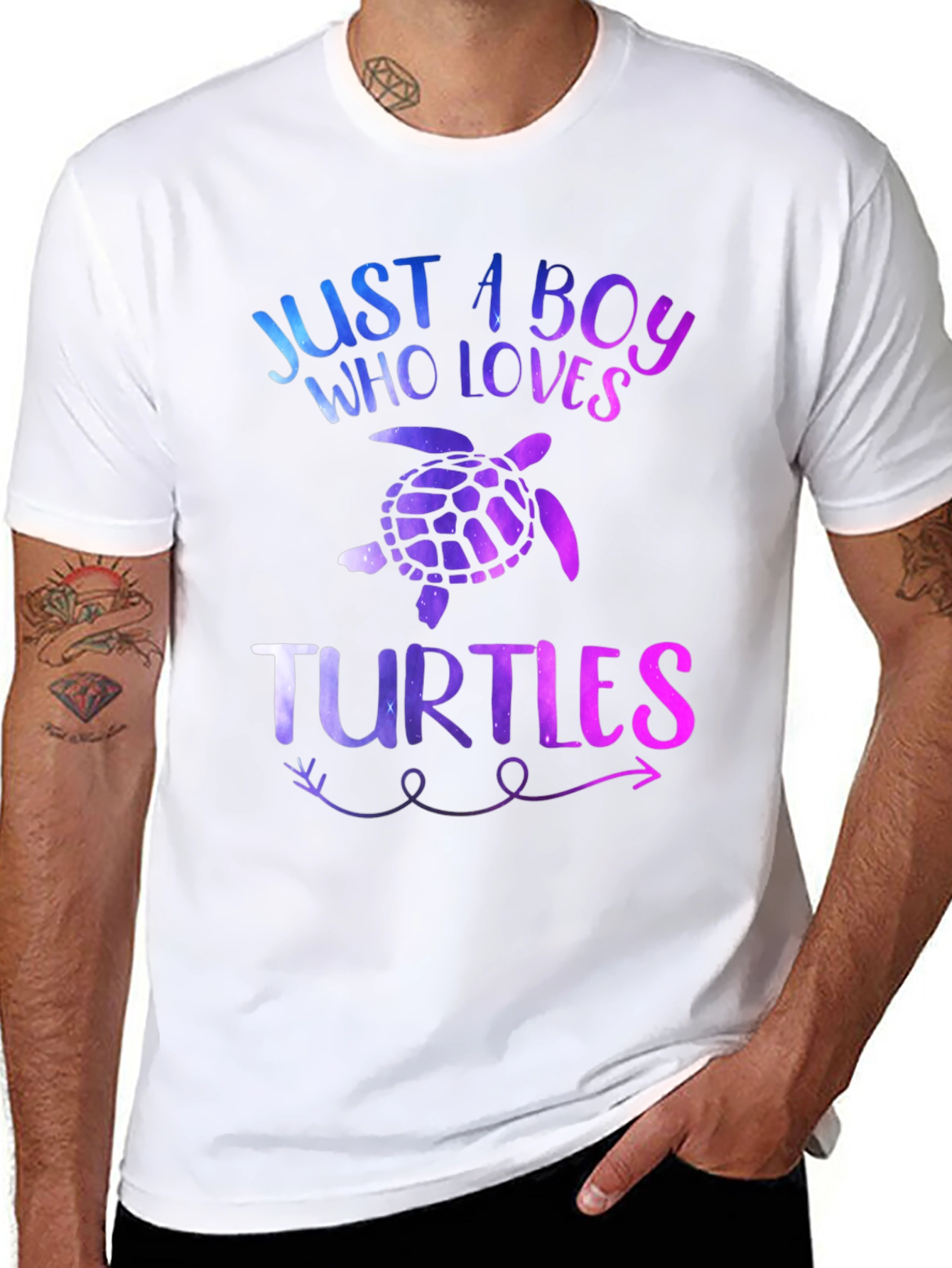 Boys Turtle Lover T-Shirt - Just a Boy Who Loves Turtles