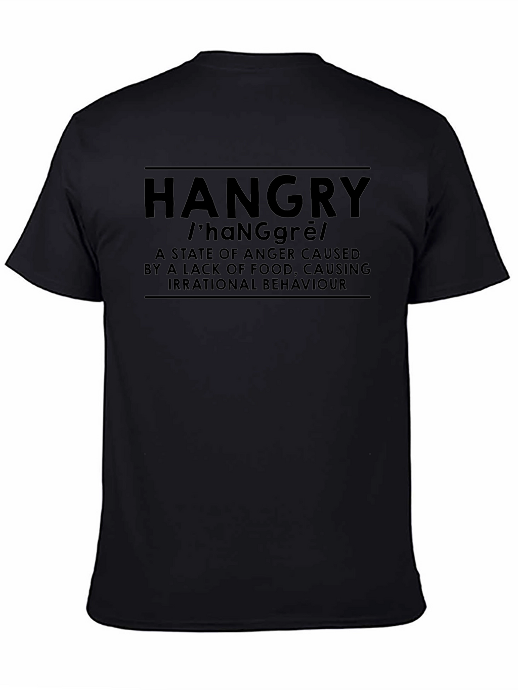 Hangry Definition T-Shirt - Funny Foodie Humor