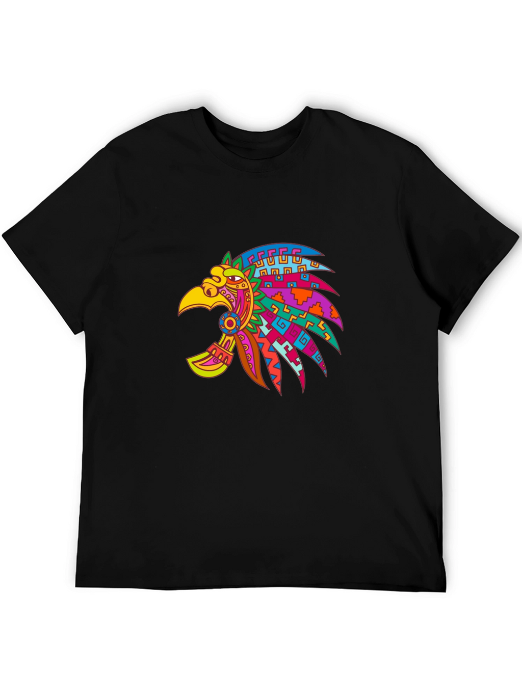Aztec Eagle Black T-Shirt