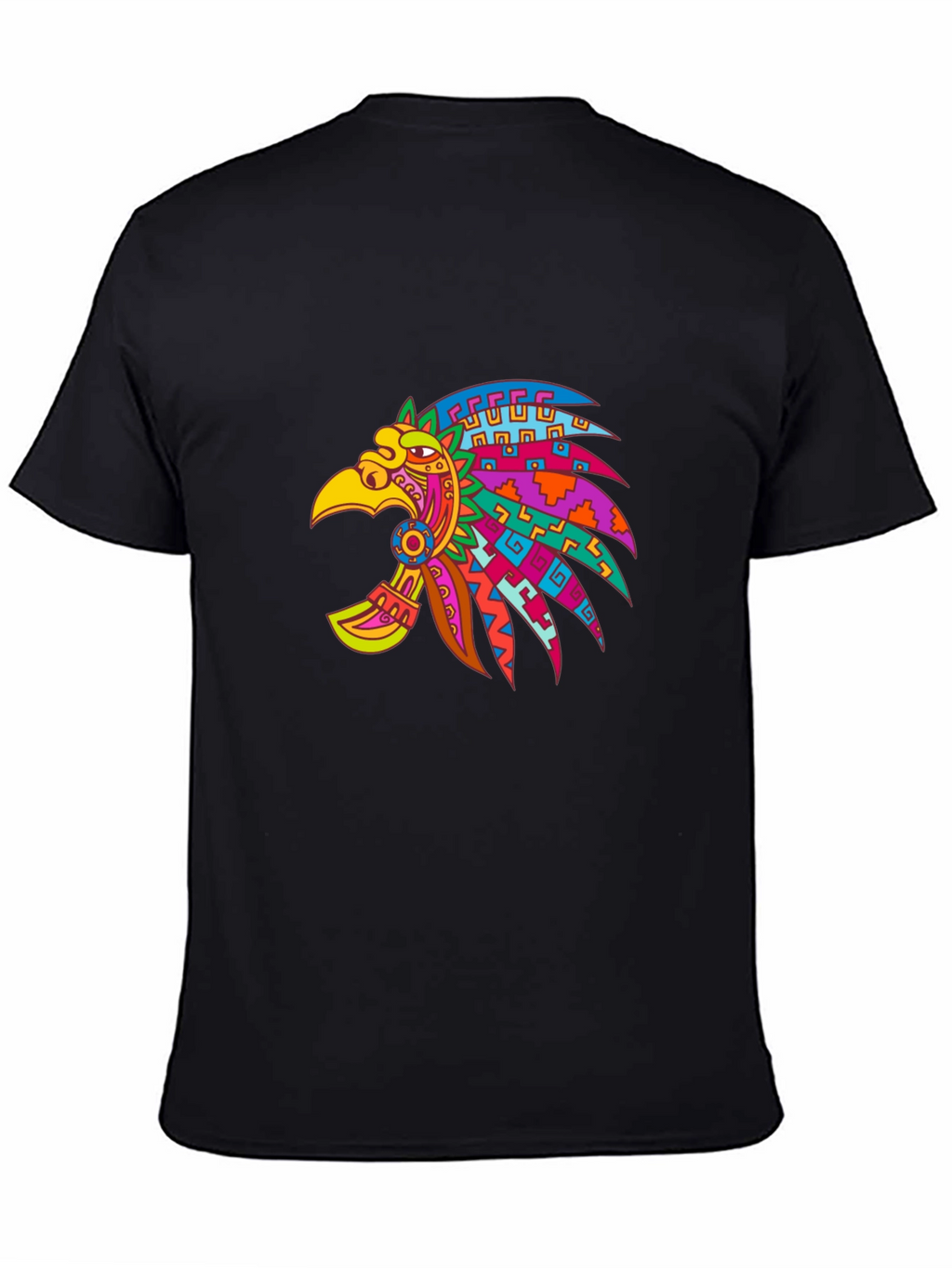 Aztec Eagle Black T-Shirt