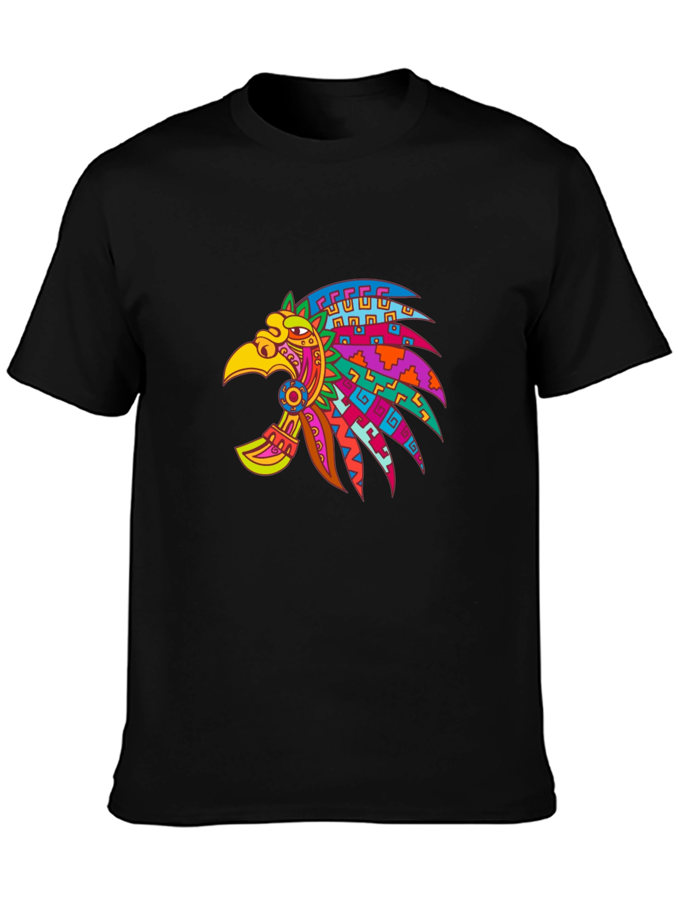 Aztec Eagle Black T-Shirt