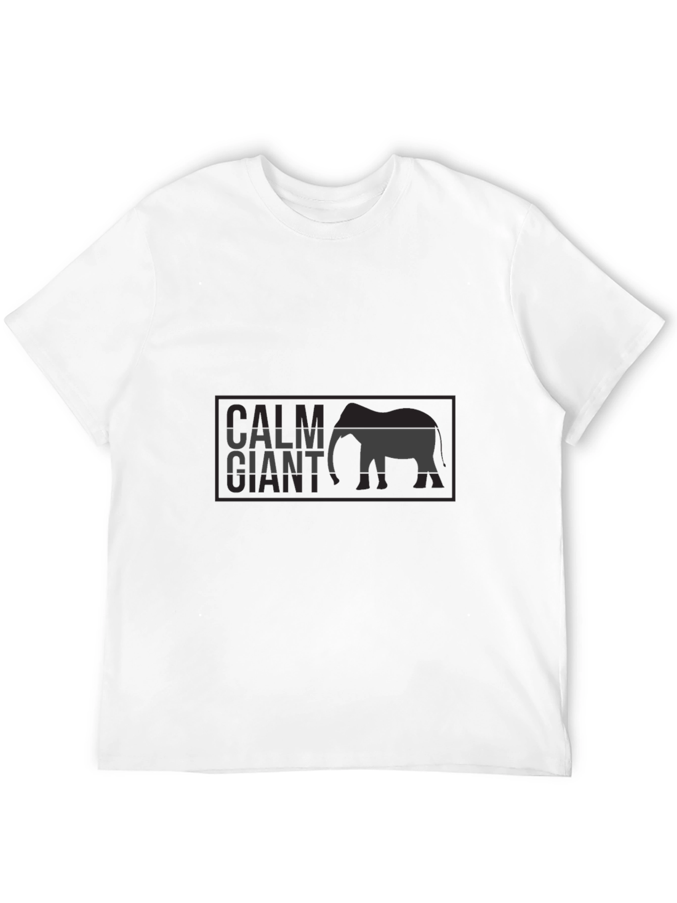 Calm Giant Black Graphic T-Shirt