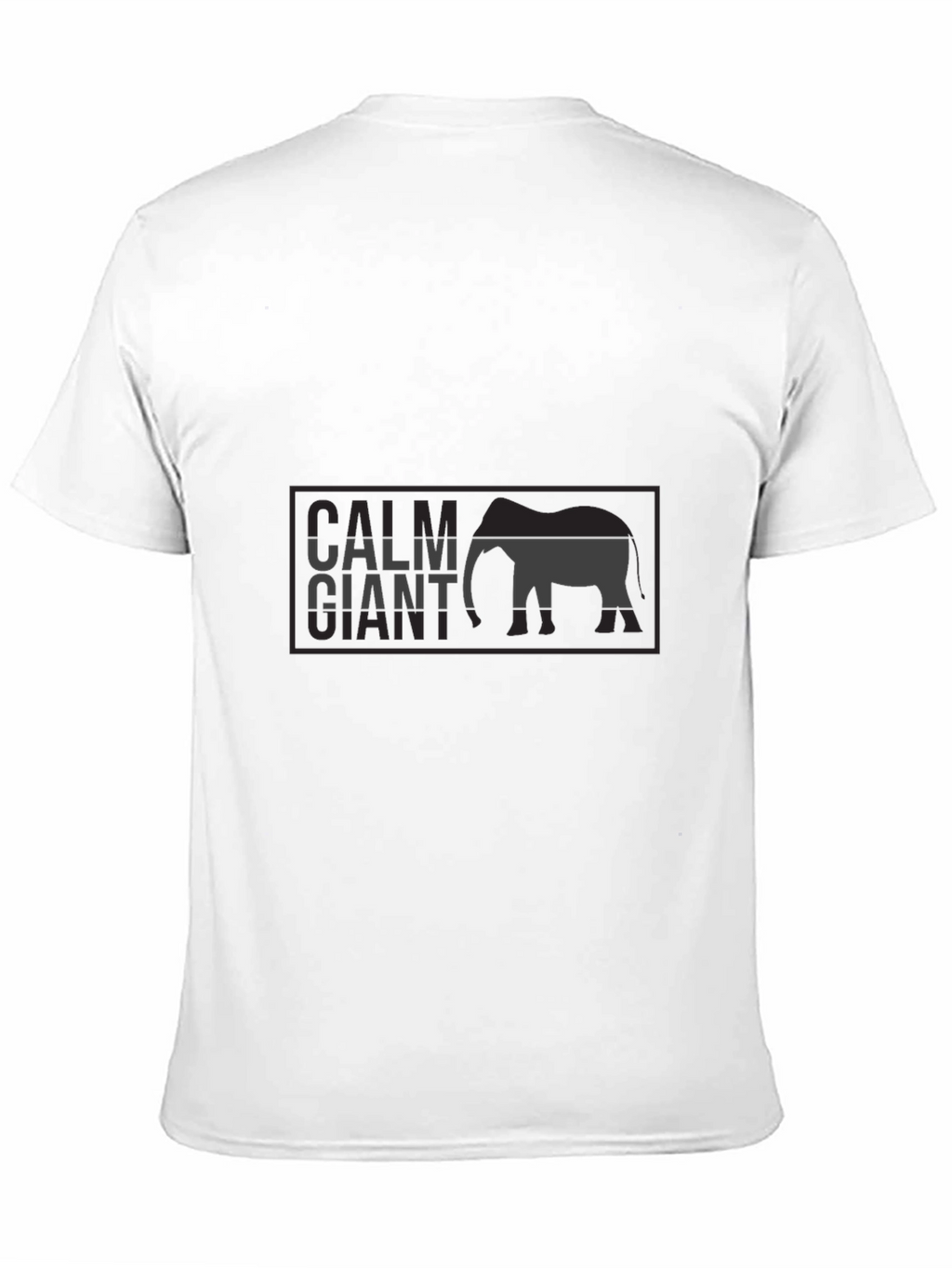 Calm Giant Black Graphic T-Shirt