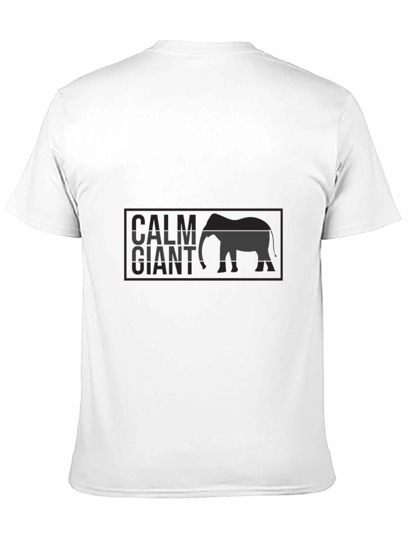 Calm Giant Black Graphic T-Shirt