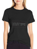 Calm Giant Black Graphic T-Shirt