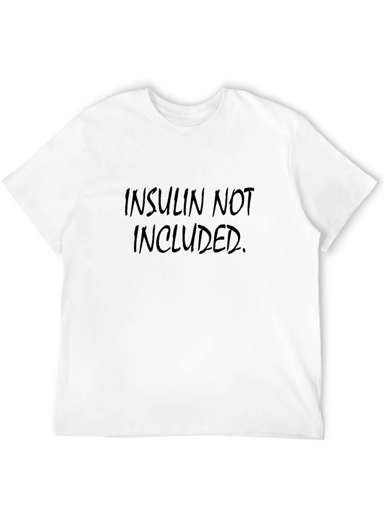 Insulin Not Included Black Graphic Tee