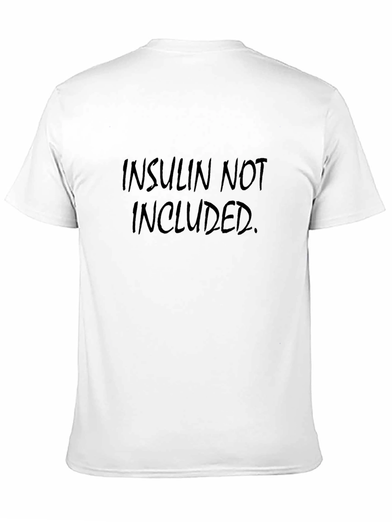 Insulin Not Included Black Graphic Tee