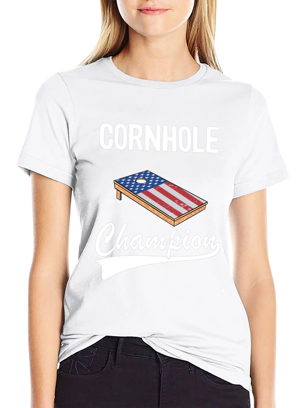 Cornhole Champion Graphic Tee