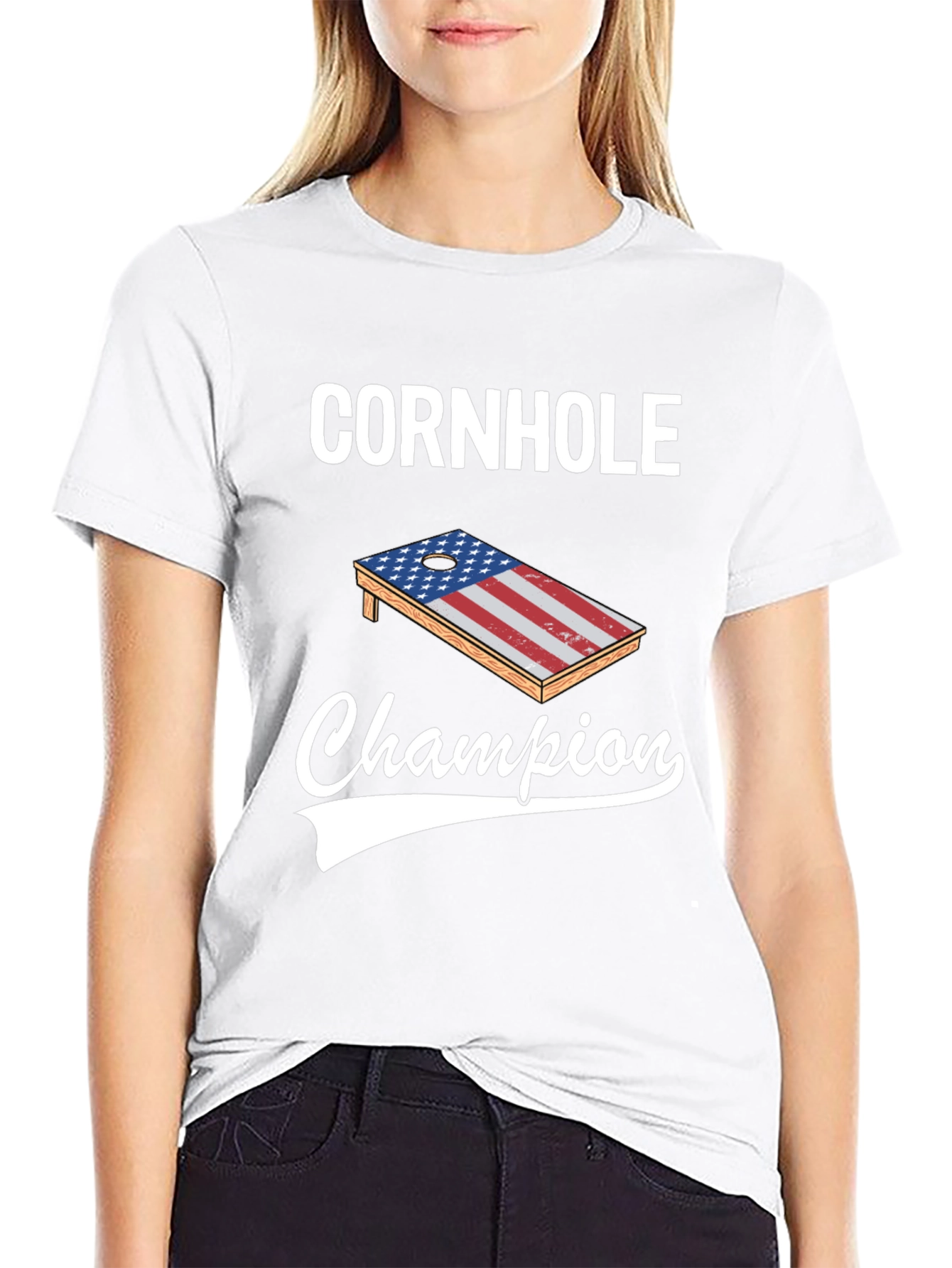 Cornhole Champion Graphic Tee