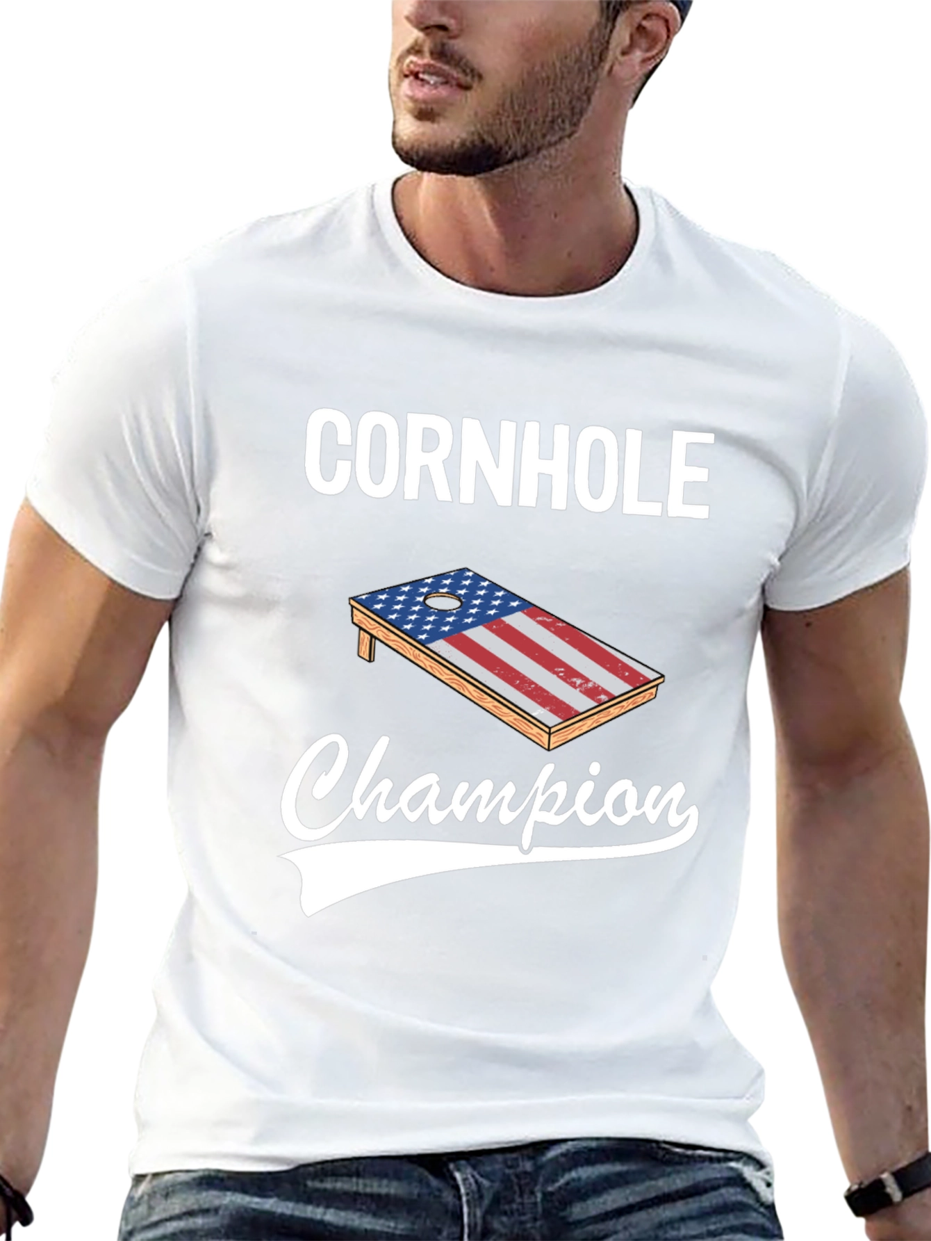 Cornhole Champion Graphic Tee