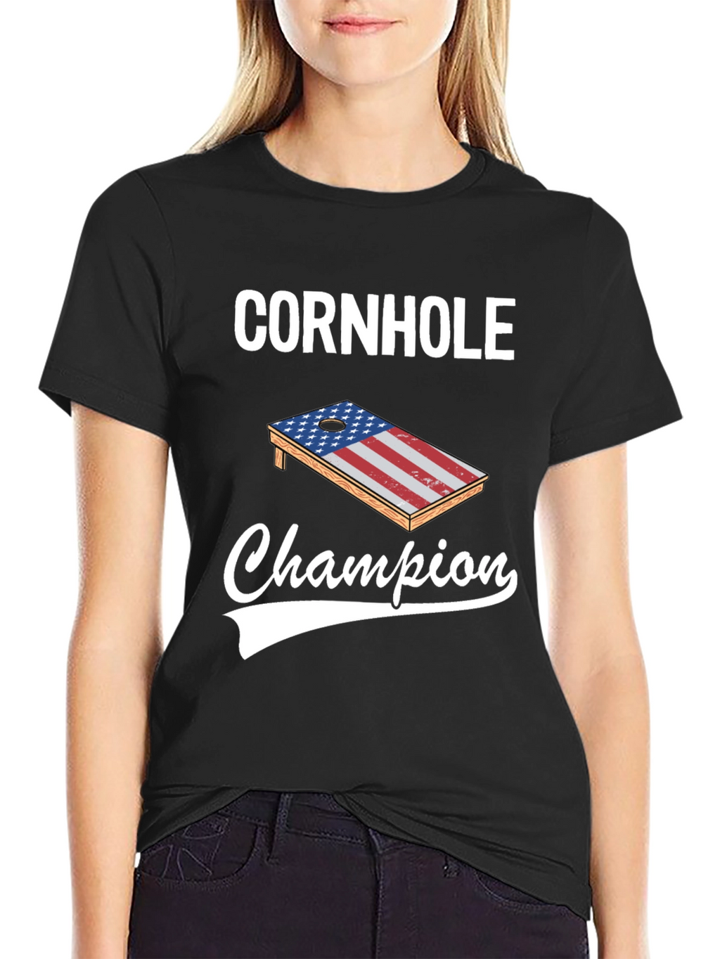 Cornhole Champion Graphic Tee