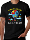 Amazing Nephew Autism Awareness T-Shirt