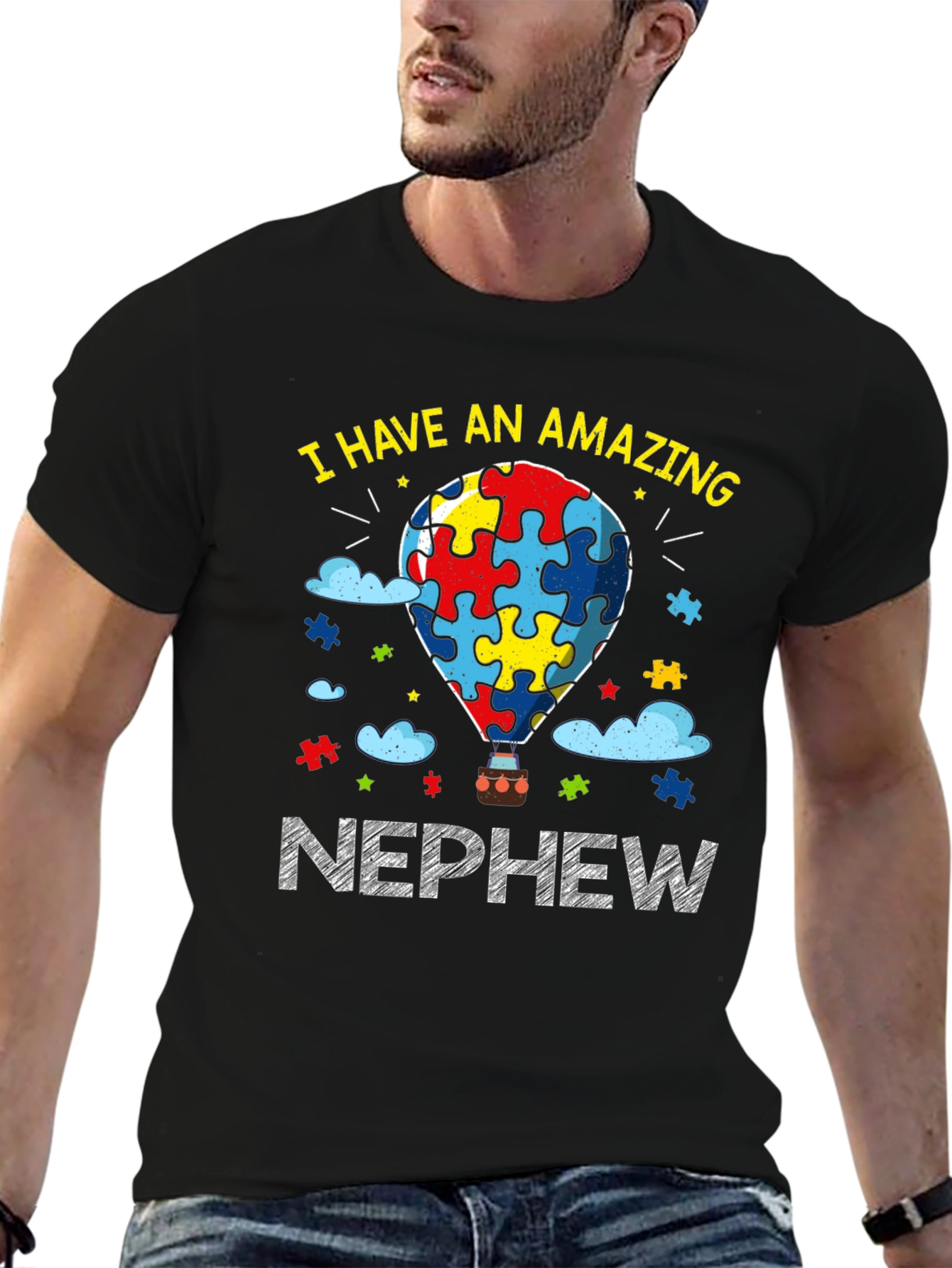 Amazing Nephew Autism Awareness T-Shirt