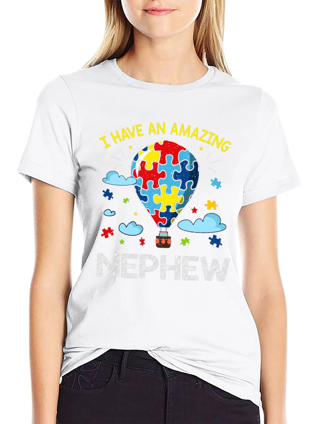 Amazing Nephew Autism Awareness T-Shirt
