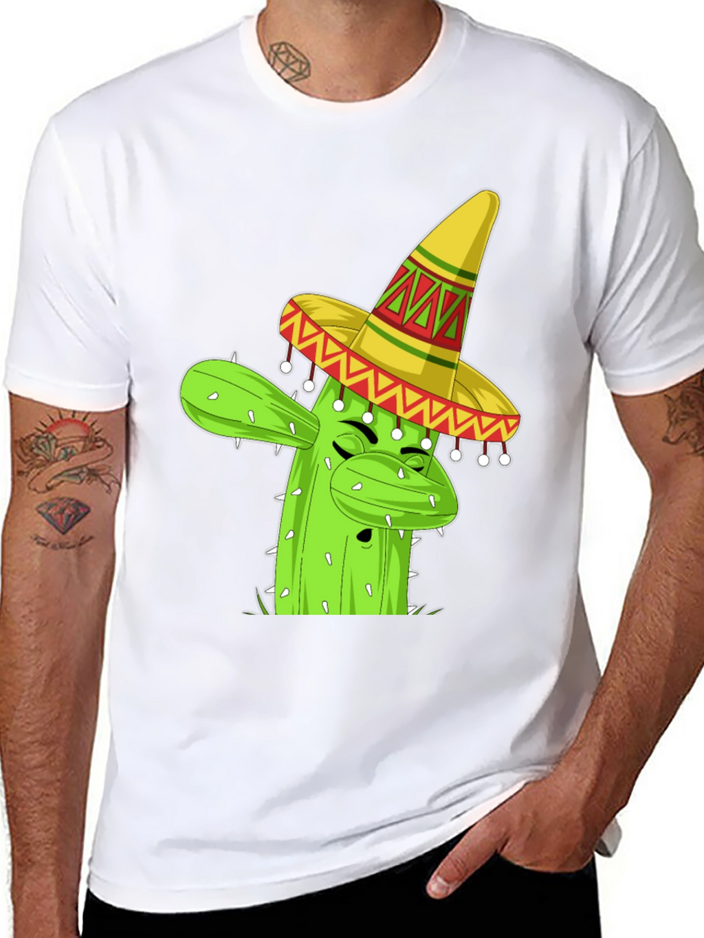 Dabbing Cactus T-Shirt - Desert Humor
